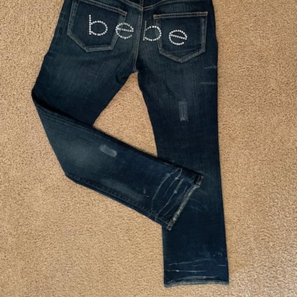 Bebe Rhinestone Crystal jeans - Picture 3 of 16